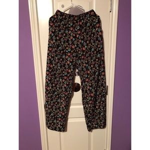 Floral palazzo pants